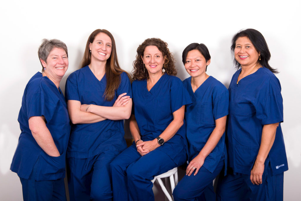 Women's Obstetrics & Gynaecology Specialists in scrubs