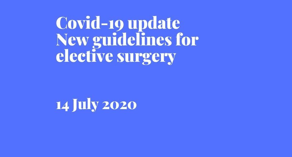 Covid-19 update on elective surgery