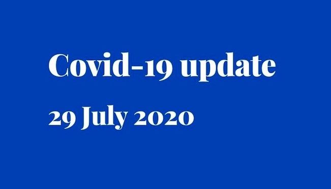 Covid-19 update - partners /support person